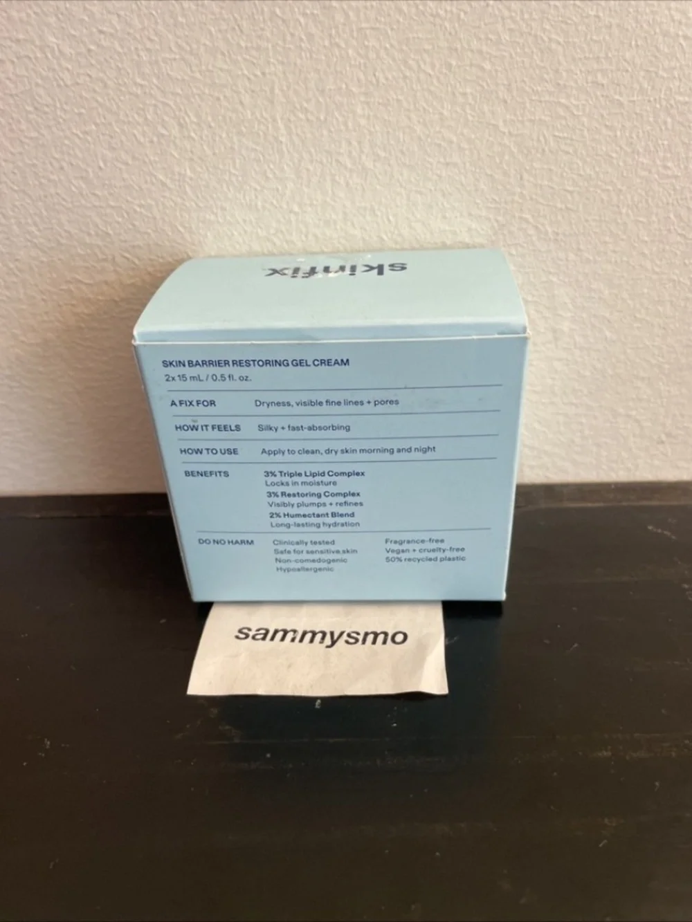 Skinfix Skin Barrier Restoring Gel Cream Mini Duo, 2 pack, 0.5 oz. each